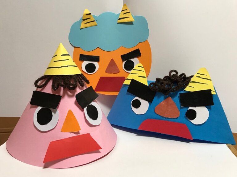 節分で楽しむ鬼のお面づくり 鬼に変身する制作遊び スクラムちゃんの部屋 節分で楽しむ鬼のお面づくり 鬼に変身する制作遊び スクラムちゃんの部屋